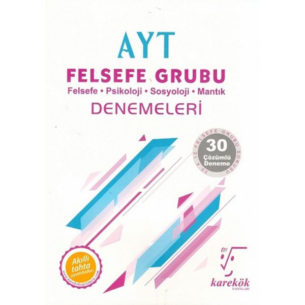 Karekök Yayınları Ayt Felsefe Grubu Denemeleri Kitabı