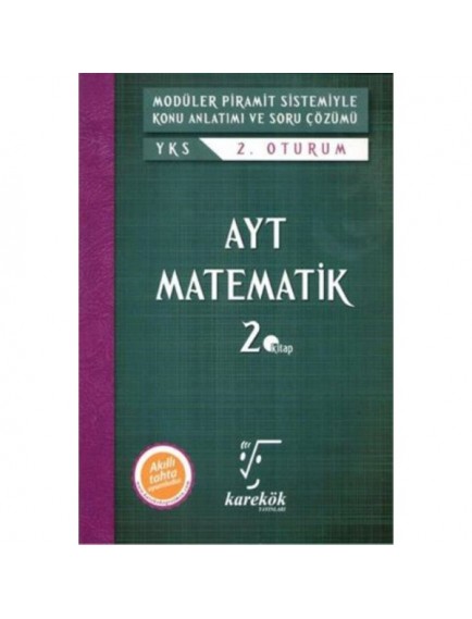 Karekök Yayınları Ayt Matematik 2.Kitap(2.Oturum)