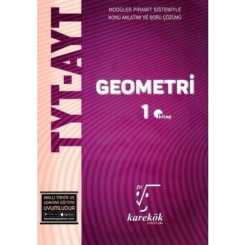 Karekök Yayınları Tyt-Ayt Geometri 1. Kitap Konu Anlatımı Ve Soru Çözümü