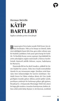 Katip Bartleby - Herman Melville - Turkuvaz Yayınları