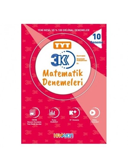 Katyon Yayınları Tyt Matematik 3K 10'Lu Denemeleri