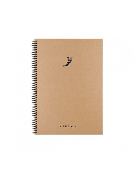 Kc 17x24 100 Yaprak Kareli Sert Kapak Spiralli La Plume Viking Defter (1 Adet)