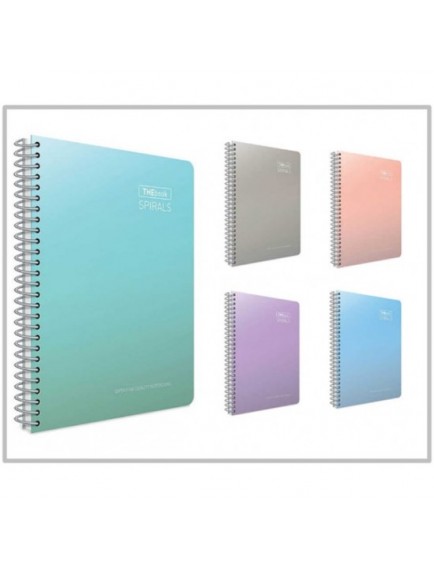 Kc 17x24 96 Yaprak Çizgili Sert Kapak Spiralli The Notebook Defter (1 Adet)