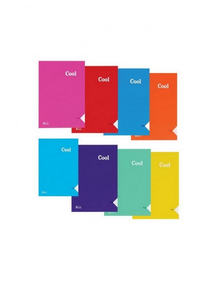 Keskin Color 40 Yaprak A5 Cool Tel Dikiş Plastik Kapak Kareli Defter 450602-99