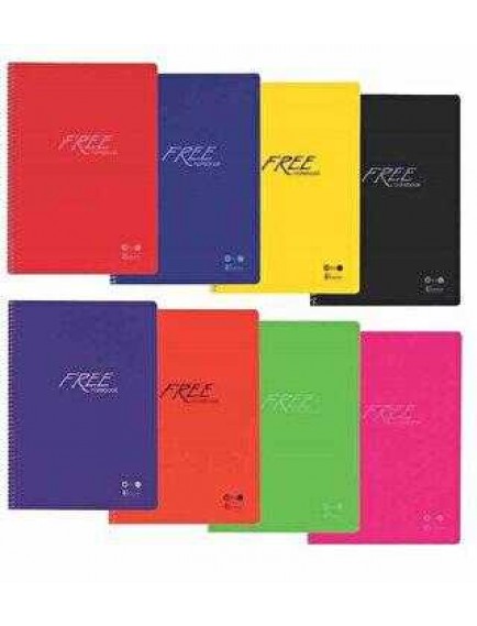 Kc Free A4 40 Yp Çizgili Spr.Pp Kapak Defter