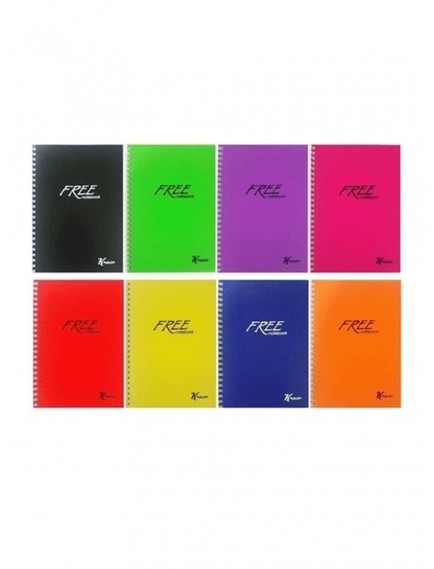 Kc Free A5 120 Yp Çizgili Spr.Pp Kapak Defter