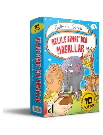 Kelile Dimne'den Masallar / Gelincik Serisi +8 Yaş (10 Kitap) - Sara Gürbüz Özeren - Damla Yayınları