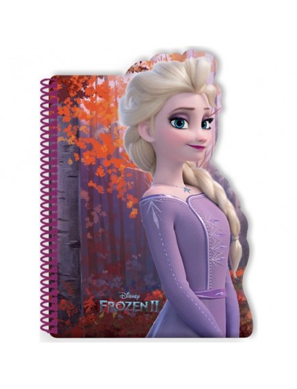 Keskin Color 60 Yaprak 12X17 Frozen Iı Spiralli Çizgili Defter 148211-92