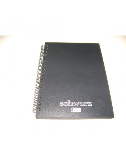 Keskin Color 60 Yaprak A5 Schwarz Spiralli Plastik Kapak Çizgisiz Defter 350500-99
