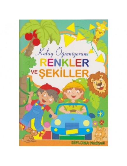 Kolay Öğreniyorum Renkler ve Şekiller - Cuberdon Books - Parıltı Yayınları