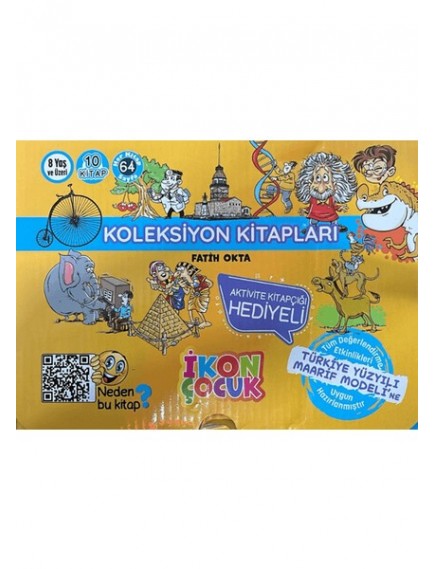 Koleksiyon Kitapları Hikaye Seti 10 Kitap 8 Yaş - Fatih Okta  - İkon Çocuk Yayınları