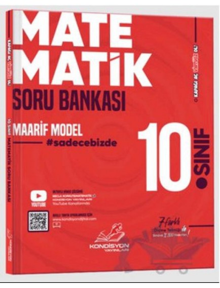 Kondisyon Yayınları 10.Sınıf Matematik Virtüöz Soru Bankası 
