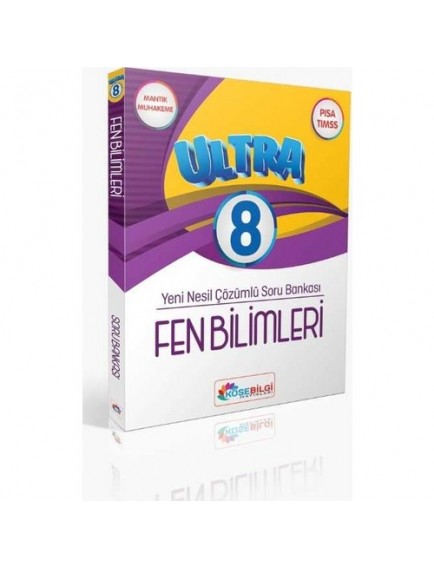 Köşe Bilgi Yayınları 8. Sınıf Ultra Fen Bilimleri Yeni Nesil Çözümlü Soru Bankası