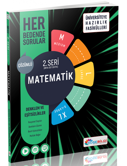 Köşebilgi Yayınları Tyt-Ayt Matematik Denklem Ve Eşitsizlikler Her Bedende Sorular