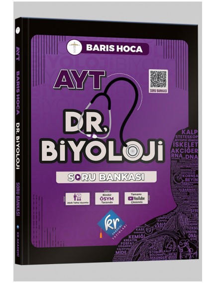 Kr Akademi Yayınları Ayt Biyoloji Dr. Barış Hoca Soru Bankası 