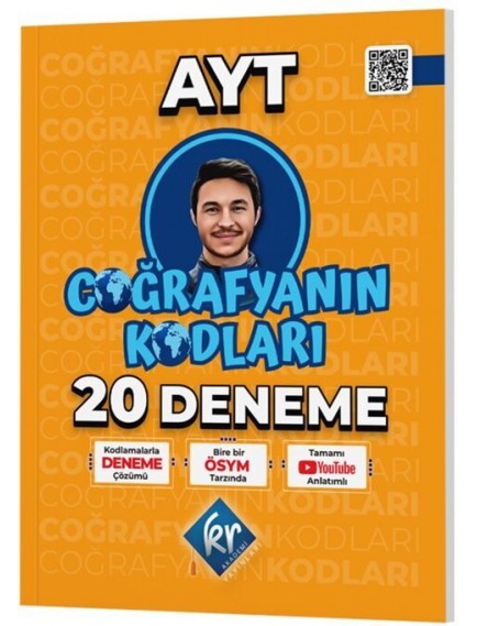 Kr Akademi Yayınları Ayt Coğrafya Kodları Çözümlü 20 Deneme