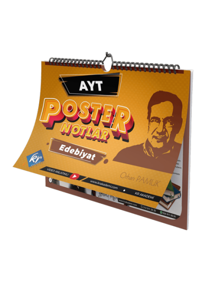 Kr Akademi Yayınları Ayt Edebiyat Poster Notları