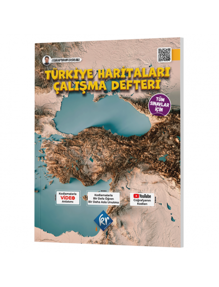 Kr Akademi Yayınları Coğrafyanın Kodları Türkiye Haritaları Çalışma Defteri (Tüm Sınavlar İçin)