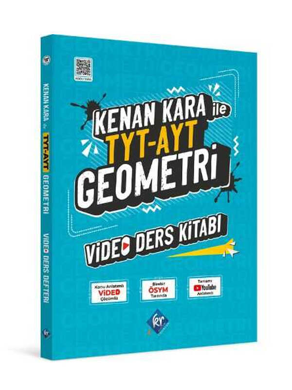Kr Akademi Yayınları Kenan Kara İle Tyt-Ayt Geometri Video Ders Kitabı (23)