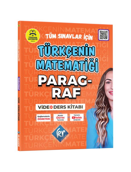 Kr Akademi Yayınları Türkçenin Matematiği Gamze Hoca Tüm Sınavlar İçin Paragraf Video Ders Kitabı