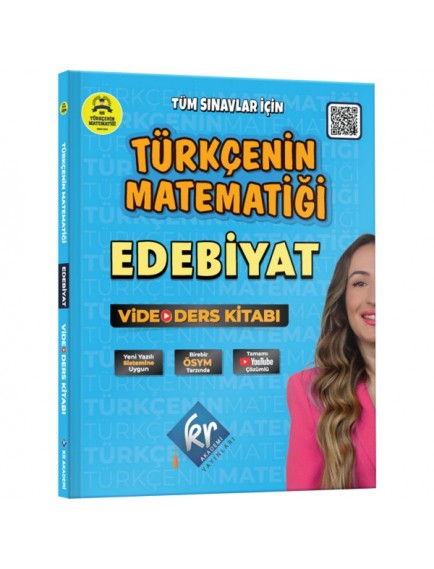 Kr Akademi Yayınları Türkçenin Matematiği Tüm Sınavlar İçin Edebiyat Gamze Hoca Video Ders Kitabı(25)