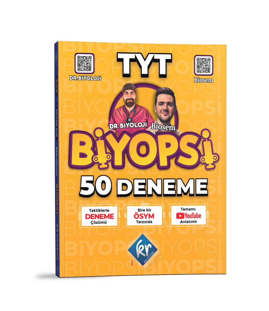 Kr Akademi Yayınları Tyt Biyopsi 50 Biyoloji Denemesi