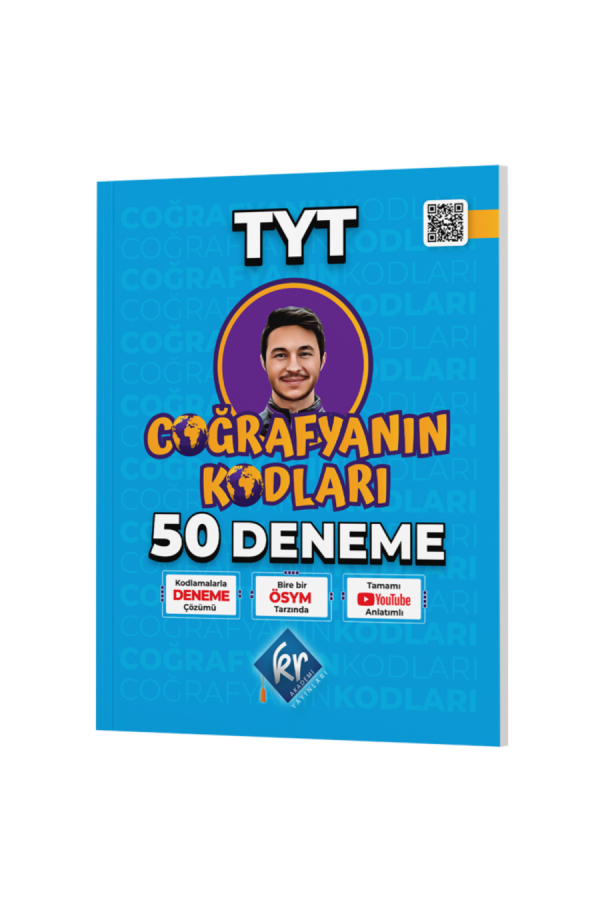 Kr Akademi Yayınları Tyt Coğrafya Kodları 50 Deneme Video Çözümlü