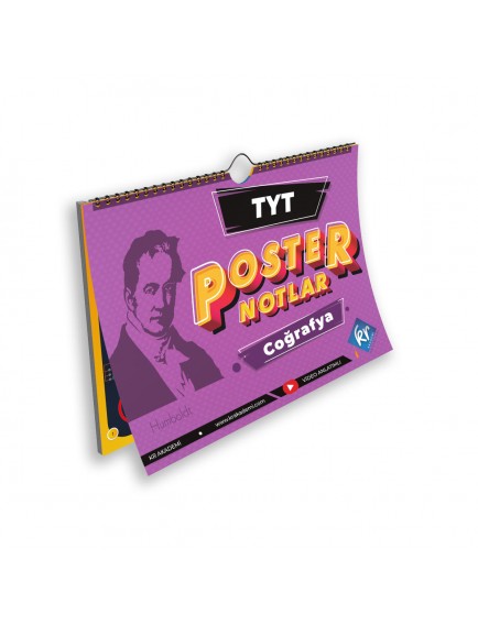 Kr Akademi Yayınları Tyt Coğrafya Poster Notlar