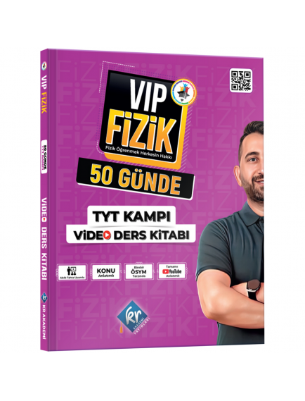 Kr Akademi Yayınları Tyt Fizik Vip 50 Güne Kampı Video Ders Kitabı