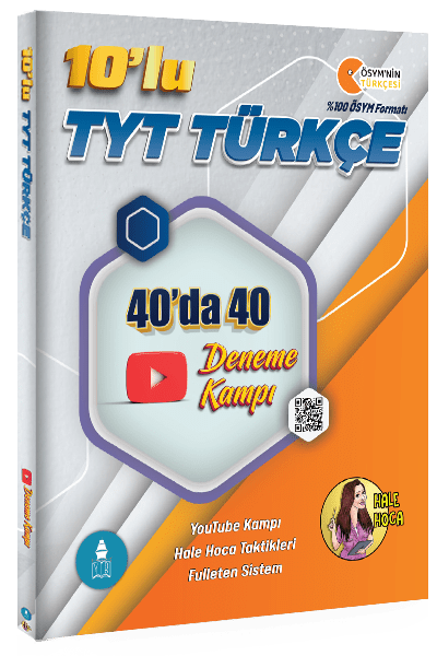 Kr Akademi Yayınları Tyt Türkçe Hale Hoca 10 Lu 40 Da 40 Deneme Kampı
