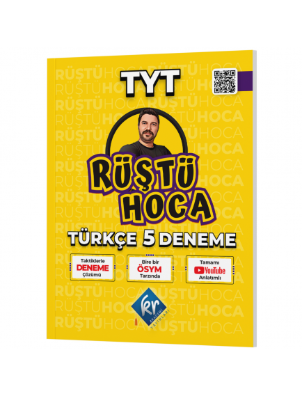 Kr Akademi Yayınları Tyt Türkçe Rüştü Hoca 5 Deneme