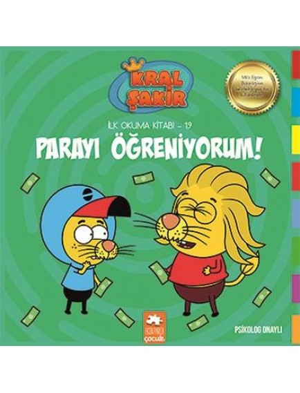 Parayı Öğreniyorum / Kral Şakir İlk Okuma Kitabı 19 - Varol Yaşaroğlu - Eksik Parça Yayınları