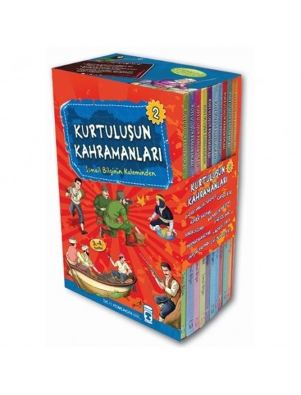 Kurtuluşun Kahramanları 2 (10 Kitap) - İsmail Bilgin - Timaş Yayınları