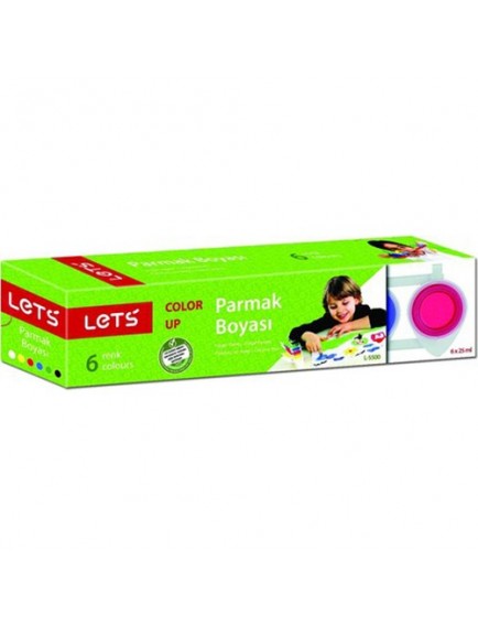Lets 6 Renk 25Mg Parmak Boyası L-5500