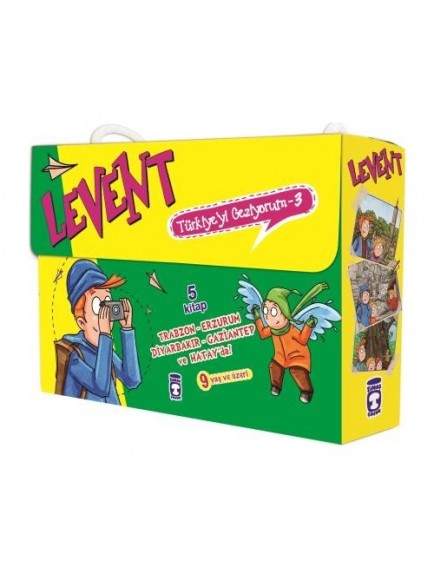 Levent Türkiye'Yi Geziyorum 3 (5 Kitap) - Mustafa Orakçı - Timaş Yayınları