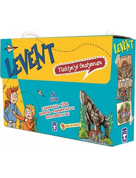 Levent Türkiyeyi Geziyorum 1 (5 Kitap) - Mustafa Orakçı - Timaş Yayınları