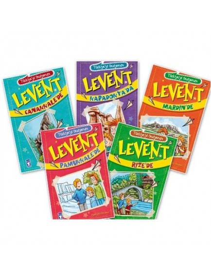 Levent Türkiyeyi Geziyorum 1 (5 Kitap) - Mustafa Orakçı - Timaş Yayınları