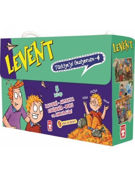 Levent Türkiyeyi Geziyorum 4 (5 Kitap) - Mustafa Orakçı - Timaş Yayınları