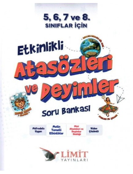 Limit Yayınları 5-6-7-8.Sınıf Etkinlikli Atasözleri Ve Deyimler Soru Bankası(27)