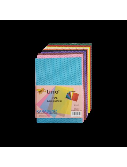 Lino 20*30 Eva 10 Renk 2Mm Dalga Baskılı Rbe-203