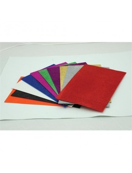 Lino 20X30 10 Renk Simli Yapışkanlı Eva Rbe-400
