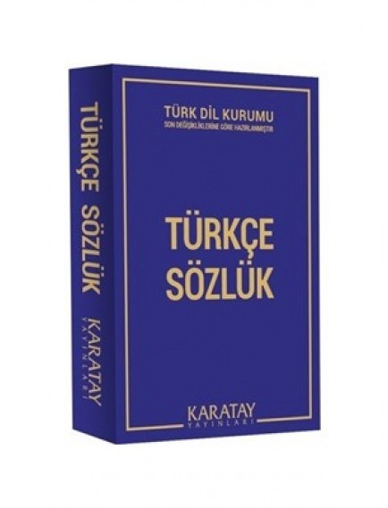 Lise Türkçe Sözlük Büyük Boy - Kolektif - Karatay Yayınları