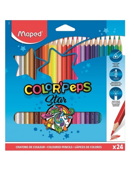 Maped 24 Renk Colorpeps Tam Boy Kuru Boya 183212