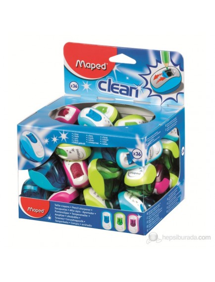 Maped Clean Tek Delikli Kalemtıraş 030111
