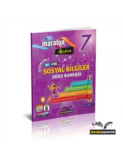 Maraton Yayınları 7. Sınıf Sosyal Bilgiler Etkinlikli Soru Bankası