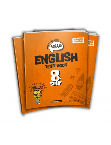 Maraton Yayınları 8. Sınıf English Bana Bi Test Book