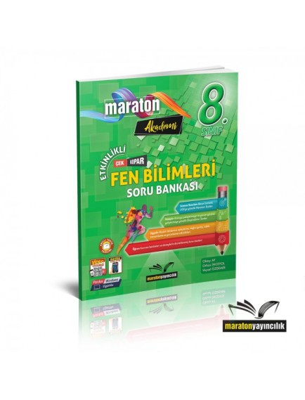 Maraton Yayınları 8. Sınıf Fen Bilimleri Etkinlikli Soru Bankası