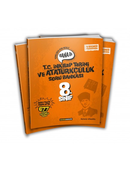 Maraton Yayınları 8. Sınıf İnkılap Tarihi Bana Bi Soru Bankası