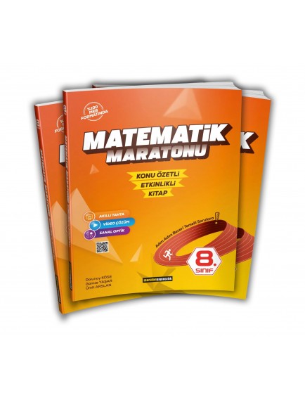 Maraton Yayınları 8. Sınıf Matematik Konu Özetli Soru Bankası