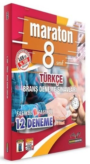 Maraton Yayınları 8. Sınıf Türkçe 12'li Deneme